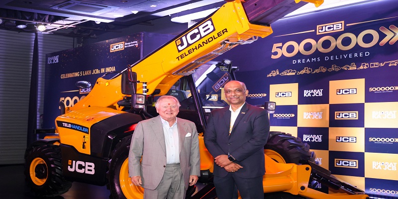 JCB India's Celebration of 500,000th Construction Equipment Rollout